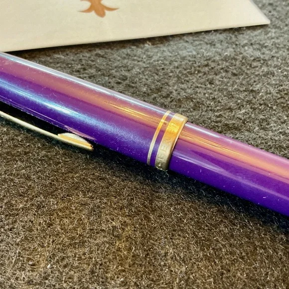 MONT BLANC VINTAGE GENERATION CARTRIDGE FOUNTAIN PEN 14K NIB w/ 4 NEW CARTRIDGES - Picture 8 of 11